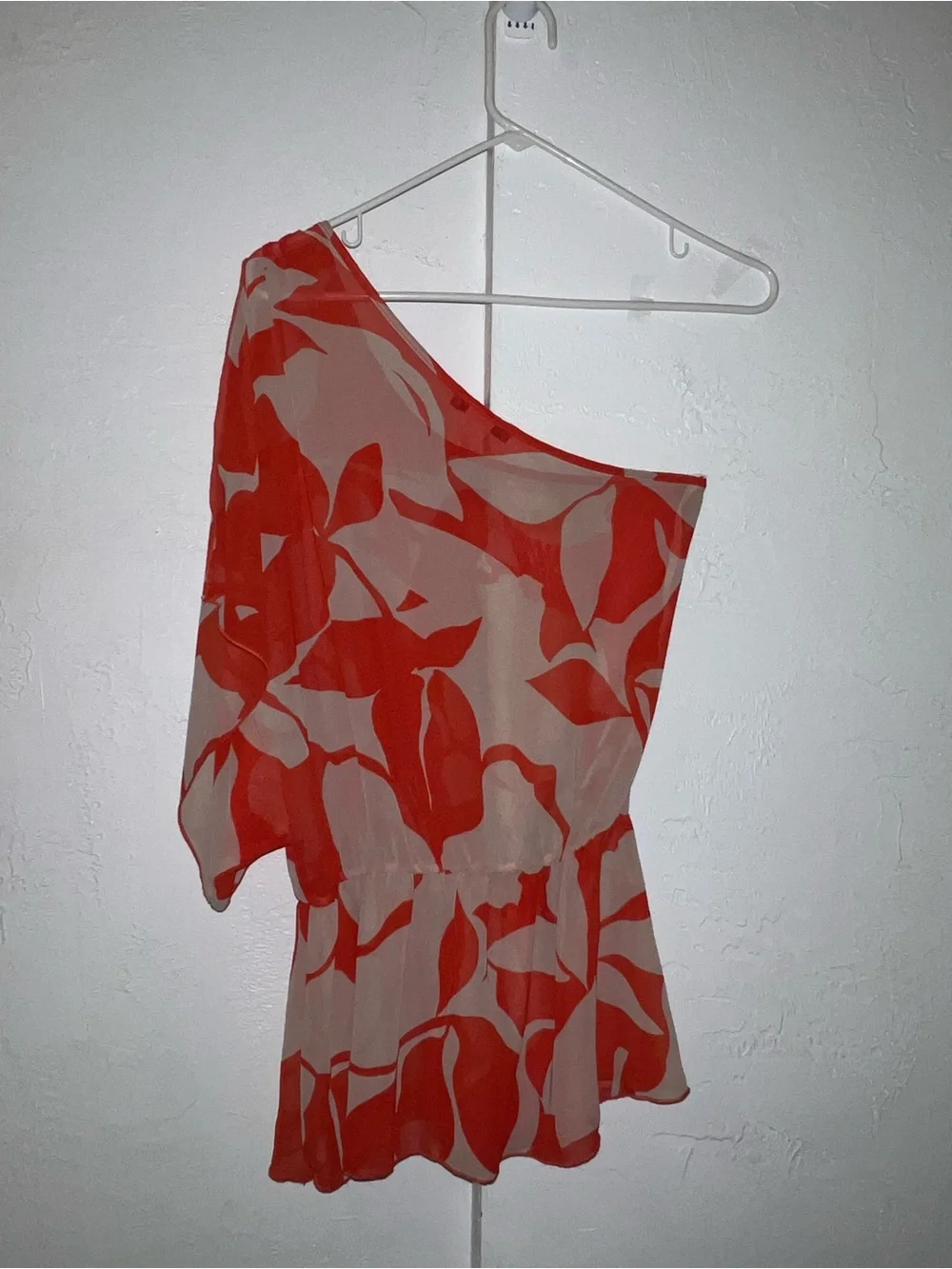 Vintage Y2K Body Central Sheer Summer Off The Shoulder Blouse - Picture 3 of 9